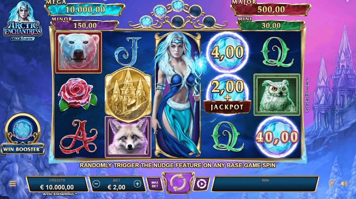 Arctic enchantress slot gameplay