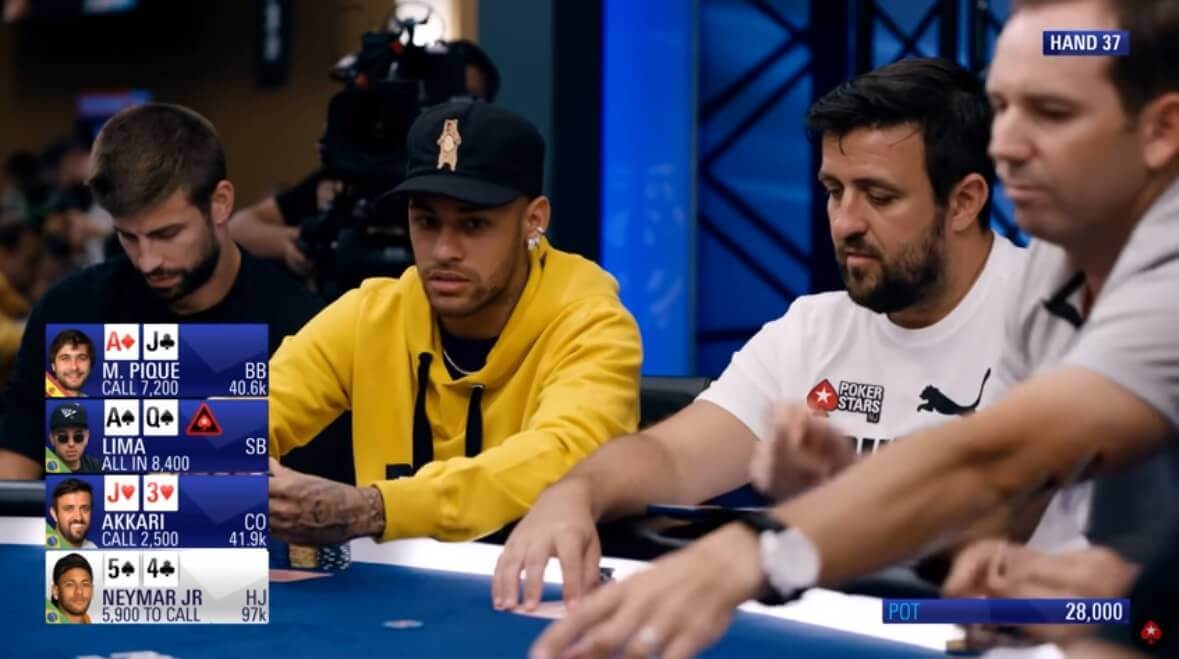 Neymar wins first WSOP cash