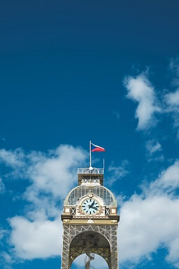 Czech flag building